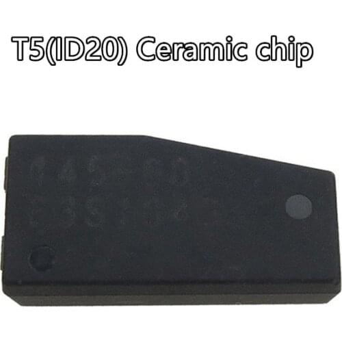 Original 10pcs/lot New ID T5-20 Transponder Chip Blank Carbon T5 Chip for Car Key Cemamic T5 Chip