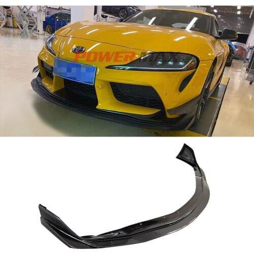 For Toyota Supra A90 A91 MKV VRS Style Carbon Fiber Front Lip Spoiler