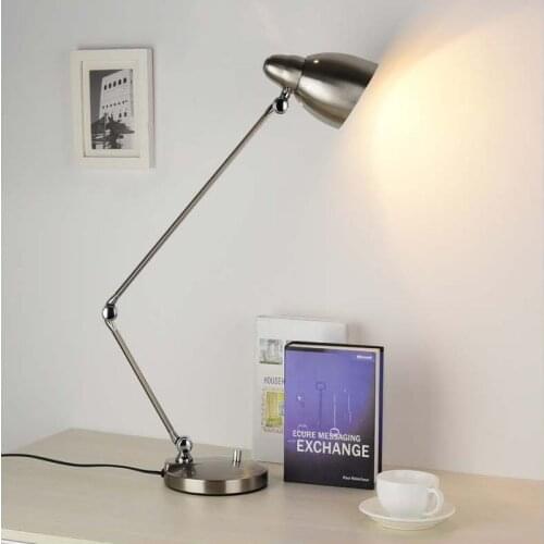 Simple Modern Desk Lamp Creative Long Arm Folding Student Eye Protection Led For Vienna Hotel Study Desk Lamp