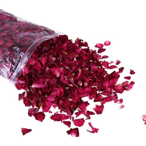 100g/200g Romantic Natural Dried Rose Petals Bath Dry Flower Petal Spa Whitening Shower Aromatherapy Bathing Supply