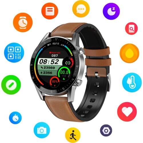 2021 Business Smart Watch Waterproof HD Screen Heart Rate Monitoring Sleep Management Smartwatch for Android IOS