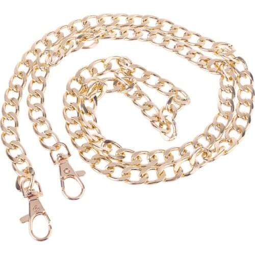 Replacement Purse Chain Strap Handle Shoulder Crossbody Handbag Bag with Metal Buckles