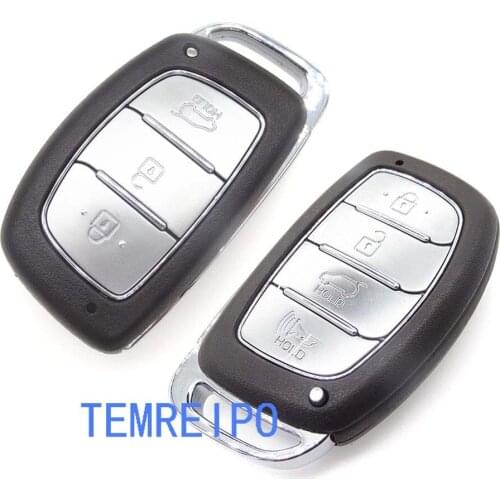 Replacement Remote Key Fob Shell Cover fit for Hyundai Elantra Smart Remote Key Shell