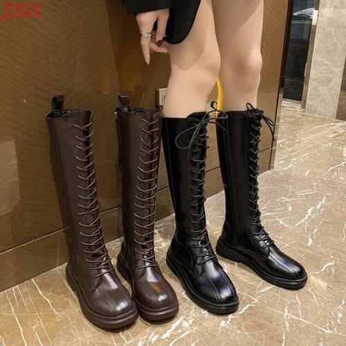 Womens boots middle shoes thick heels autumn winter brand designer Chelsea platform boots fashion womens shoes new