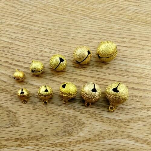 Golden Grinding Bell DIY Jewelry Accessories Accessories of Small Bell Bell Hand Chain and Foot Chain Hanging Accessories