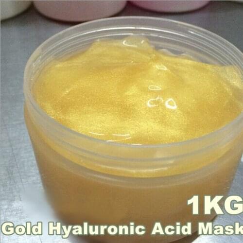 1KG Gold Hyaluronic Acid Moisturizing Mask Whitening Anti-Aging Agless Skin Care Equipment Beauty Salon Products 1000ML