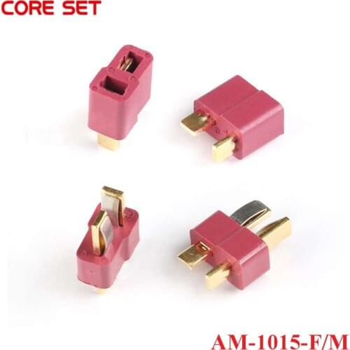 10Pcs AM-1015-F(female) AM-1015-M(male) T Plug Male & Female Connectors Style For Electric Smart Scooter Connector