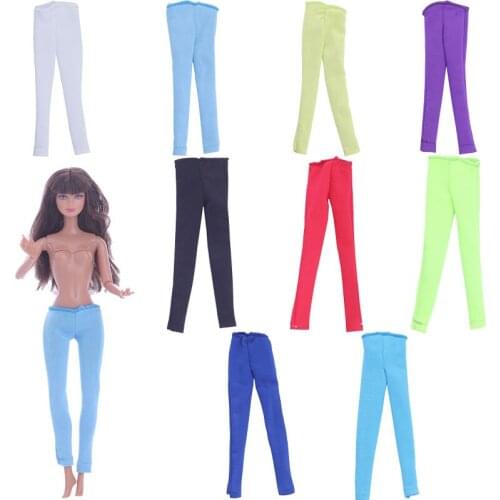 12 Set Fashion Accessories Doll Beautiful leggings For Babies Dolls Girls Toy Gift