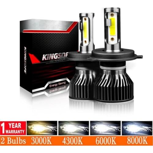 2pcs H7 LED H4 Turbo Car Headlight Bulb Mini Lampada H1 H11 9005 HB3 9006 HB4 Auto Lamp 4500K 6000K 8000K 12V LED Fog Light