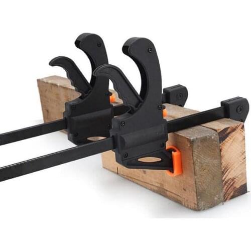 4-10 Inch Quick Ratchet Release Speed Squeeze Wood Working Work Bar F Clamp Clip Kit Gadget Tool Diy Power Tool Accessories