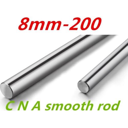 4pcs Free Shipping 8mm linear shaft 200mm 8mm L200mm linear rail linear rod 8mm cnc parts 3d printer parts
