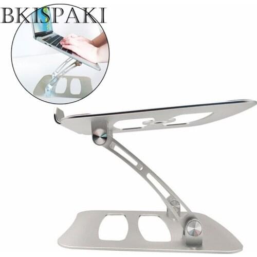 Aluminum Laptop Stand Height Anlge Adjustable Multifunction Tablets Book Notebook Cooling Holder for MacBook Air Pro 11-17 inch