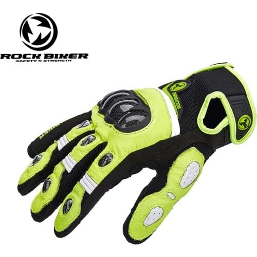 2020 ROCK BIKER New Motorcycle Gloves Men Breathable Summer Gloves Carbon Fiber Women Touch Screen Motocross Gloves Guante M-XXL