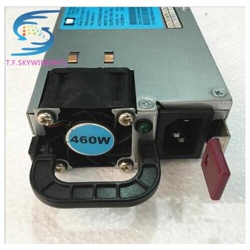 Free ship 511777-001 12V power supply for DL360 DL380G6 G7 G8 460W 499249-001 499250-201 Power Supply