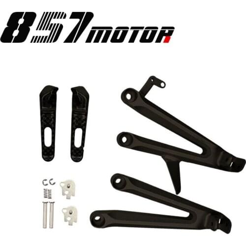 For HONDA CBR1000RR CBR 1000RR CBR1000 RR 2004-2007 2005 2006 Motorcycle Footrests Rear Foot Pegs Pedals Rest Footpegs Bracket
