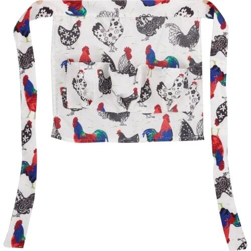 Eggs Collecting Apron Multi-pocket Apron Eggs Collecting Holding Home Goose Eggs Kitchen Workwear Kitchen Supplies Pockets Holds