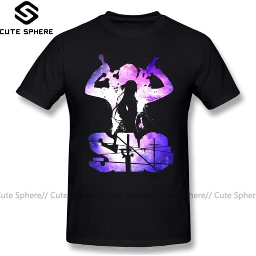 Sword Art Online T Shirt SAO T-Shirt Fun Casual Tee Shirt 100 Percent Cotton Short-Sleeve Printed Male Plus size Tshirt