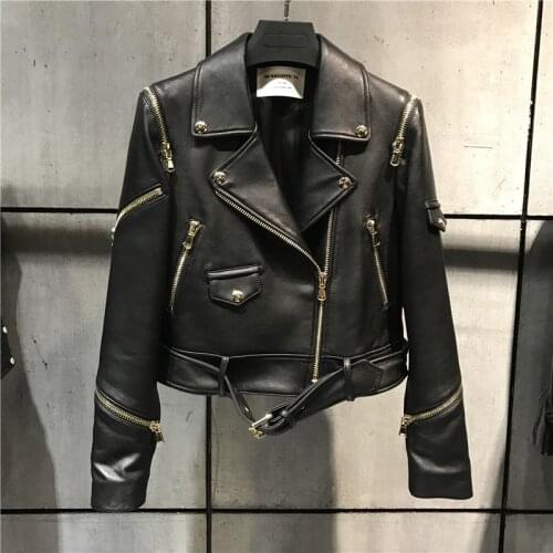 GO BALLISTIC YA Womens Fashion Leather Jackets