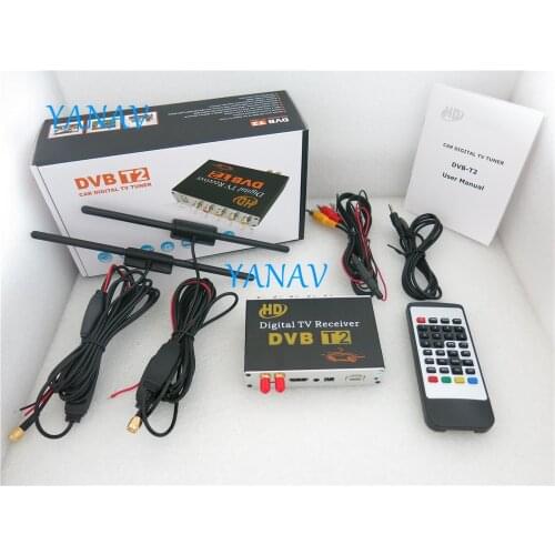 HD 1080p TV DVB-T2 Double tuner Receiver Satellite Digital TV Box DVB T2 DVBT2 Tuner Set Top Box
