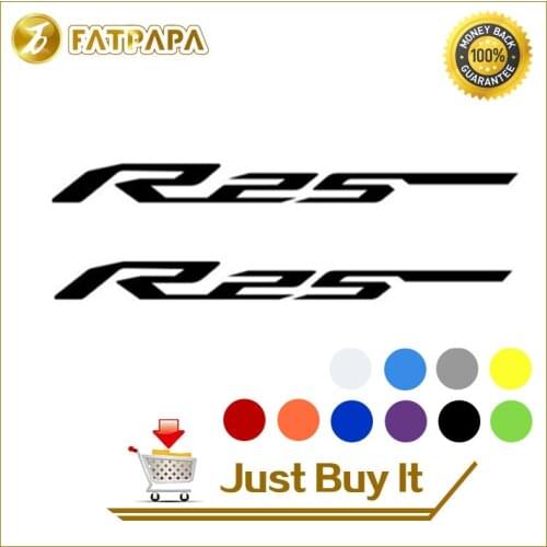Motorcycle bike Fuel tank Wheels Fairing notebook Luggage helmet MOTO Sticker decals For Yamaha R25