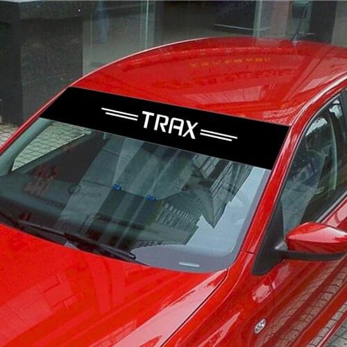 For Chevrolet Trax Car Stickers Front Windshield Prevent Sunlight Reflection Decoration Decals Car Accessories