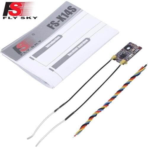 Flysky FS-X14S 2.4G 14CH AFHDS 2A RC Receiver Support PPM S.BUS Output For NV14 I6X I6S I6 I4 Transmitter