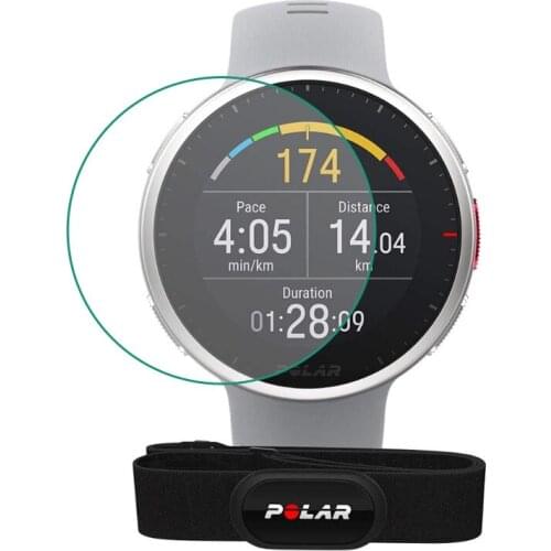 Smartwatch Tempered Glass Clear Protective Film Guard For POLAR Vantage V2 Sport Watch LCD Display Full Screen Protector Cover