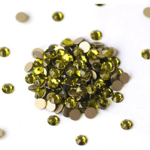 CTPA3bI Rhinestones Shiny Hotfix Glass Crystal Strass Flatback Iron On Stones Diamond For Clothes Shoes Accessories