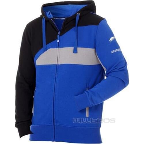 High Quality Cotton Hoodie For Yamaha Sweatshirt Motorbike Motorcycle Mountain Bicycle Offroad Mens Blue Black Sweater