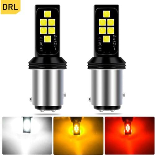 2pcs BAY15D Led Bulb Car 1157 P21/5W 1156 BAY15D P21W T20 7443 DRL Brake Light Tali Lamp For Kia Rio 3 2 K2 K3 K5 K4 Sportage
