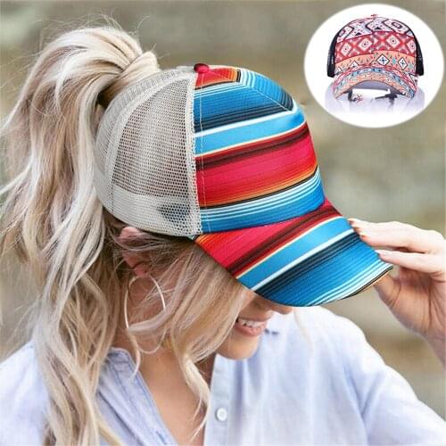 2020 Summer Baseball Cap Men Full Snapback Hat Women Ponytail Trucker Caps Hip Hop Dad Hat Mesh Bone