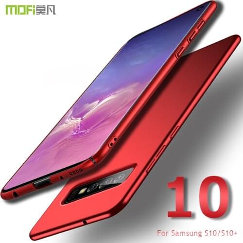 For Samsung S10 Plus case cover MOFI for Samsung Galaxy S10e Hard PC Back Case for Samsung S10/S10+/S10e Full Cover frosted Case