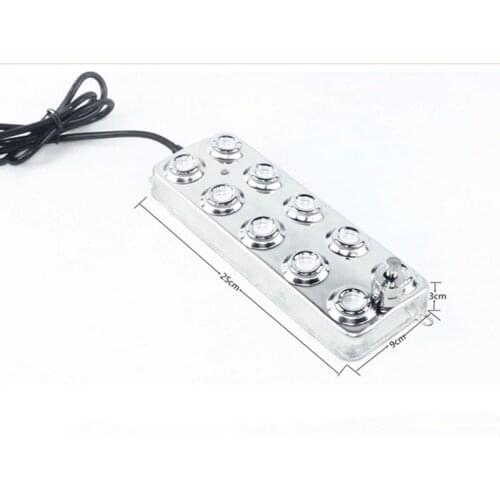 DC 48V New Ultrasonic Atomizer Industrial Humidifier Fog Machine Parts 5Kg/H Ultrasonic Mist Maker Fogger 10 Head Without Power