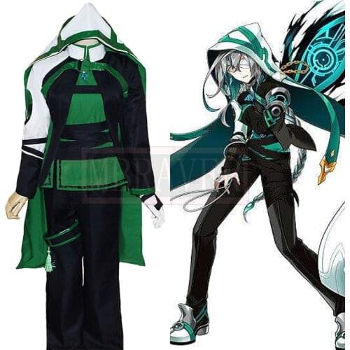Elsword Ain Wanderer Cosplay Costume Halloween Uniform Outfit Cosplay Costume Custom Made Free Shipping