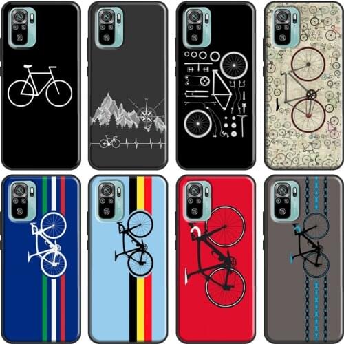 Mountain Bikes Cycling Soft Case For Redmi 9A 8A 7A 6A 9 9C Cover For Xiaomi Redmi Note 9 10 Pro 8 7 6 8T 9S K40