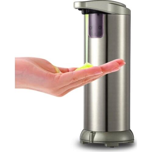 New Infrared Champagne stainless steel soap liquor infra-red automatic induction soap liquor 250ML