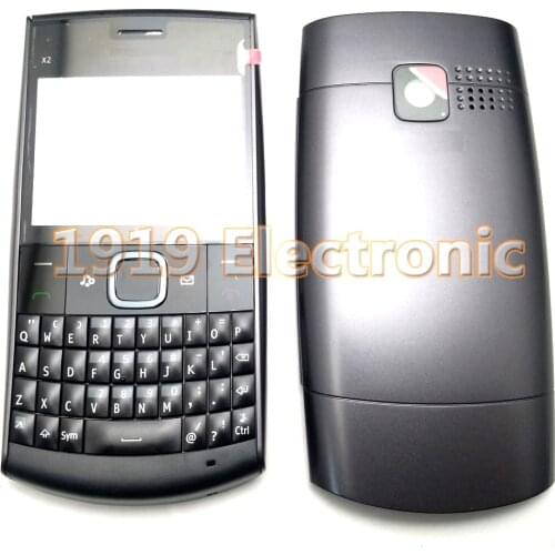 New Full Complete Mobile Phone Housing Cover Case+English or Russian Keypad For Nokia x2-01 x201