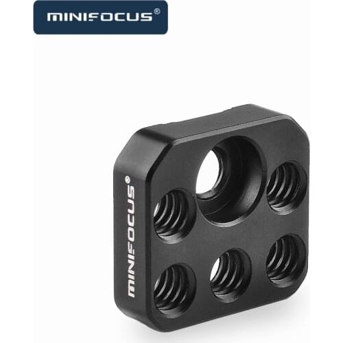 Crane M2 Mouting Plate for Zhiyun Crane-M2 Side Mount with 1/4”-20 threaded holes Cold Shoe for Magic Arm Monitor microphone