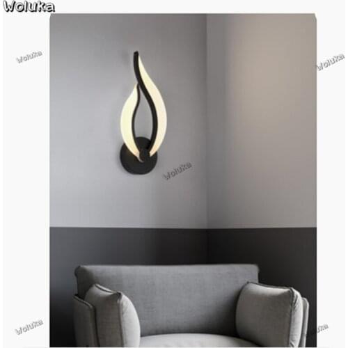 Nordic modern contracted bedside wall lamp LED bedroom lamp wall lamp warm corridor corridor wall lamp CD50 W06