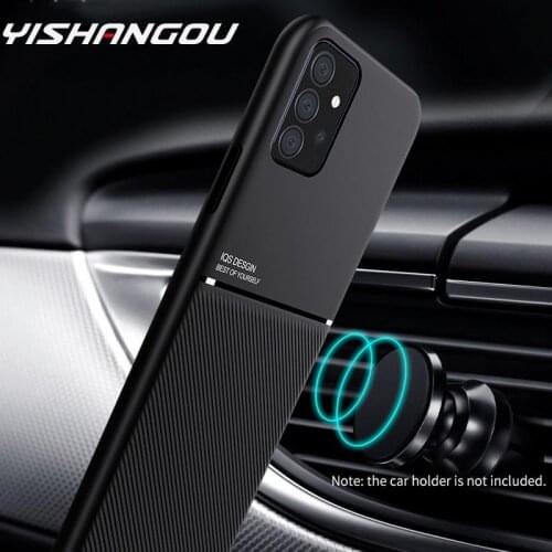 Slim Magnetic Stickers Leather Hybrid Case Cover For Samsung Galaxy A52 A72 A32 A42 5G A12 A21S A31 A51 A71 S21 Plus Ultra Case