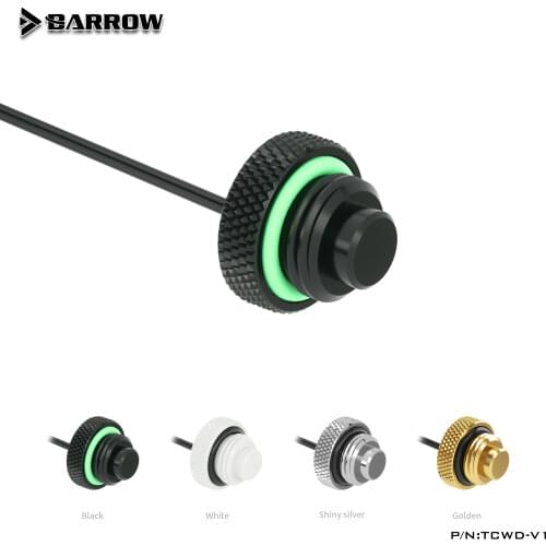 Barrow G1/4" End Cap with Temperature Sensor TCWD-V1