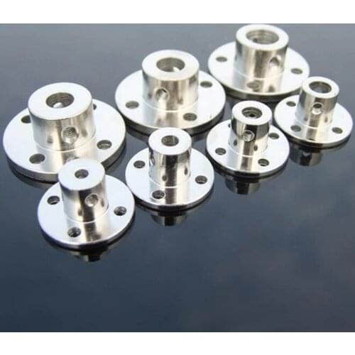 3/3.17/4/5/6/7/8/10/11/12/14mmmm Rigid Flange Coupling Motor Guide Shaft Coupler Motor Connector Shaft Axis Bearing Fittings