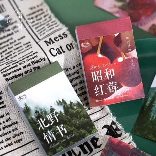 10 Sets sticker book Galaxy Museum series ins literary hand account DIY material decoration paste 50 into 6 option Stationery