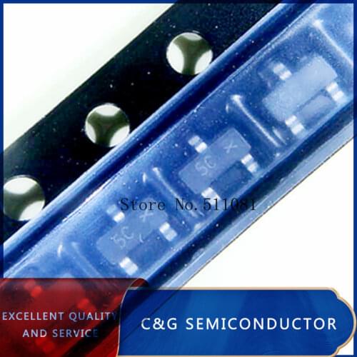 100pcs BC807-40 5C PNP 500MA 45V SOT23 SOT-23