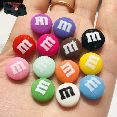 13PCS Resin Cute Cartoon Fridge Magnetic Sticker Kawaii Colourful Chocolate Beans Refrigerator Magnet Office Supplies Kid Gift