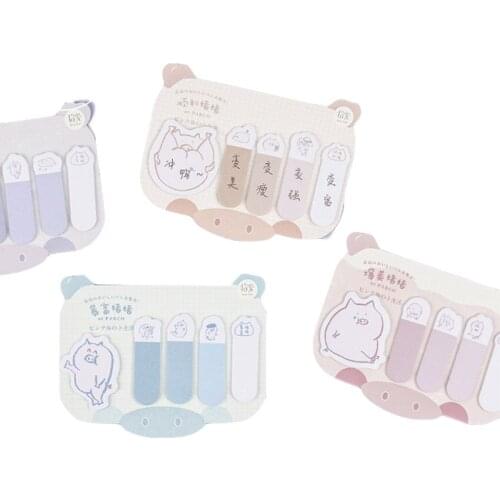 30pcs/lot Original Pigs Wishes Series Messages Notepads 4 Styles Can Choose Schedule Plan N Times Sticky Notes Gift Sticker