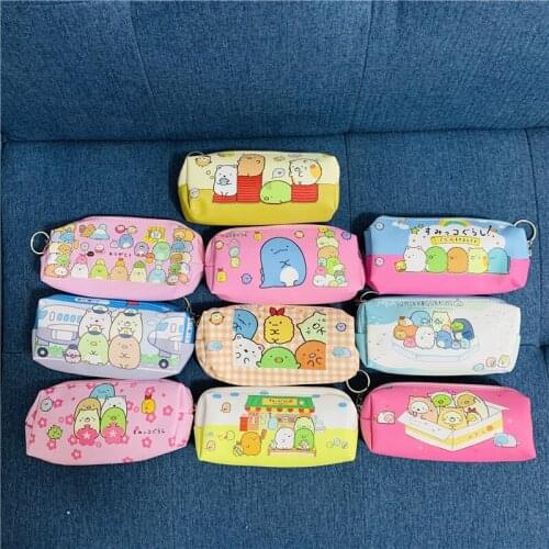 Promotion Sumikko Gurashi Style Anime Figures Cartoon Product Cosplay Accessories Pen Bag Makeup Storage Unisex Gifts