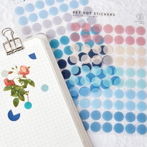 120dot Morandi earth color scrapbook album photo wall journal project making happy card decoration sealing stickers