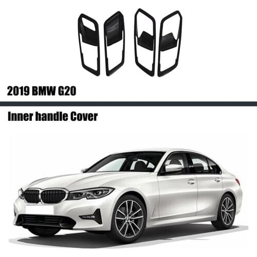 For BMW G20 2019 2020 2021 Inner Door Handle Bowl Cover Interior Car Styling Decoration Accessories Frame Trim