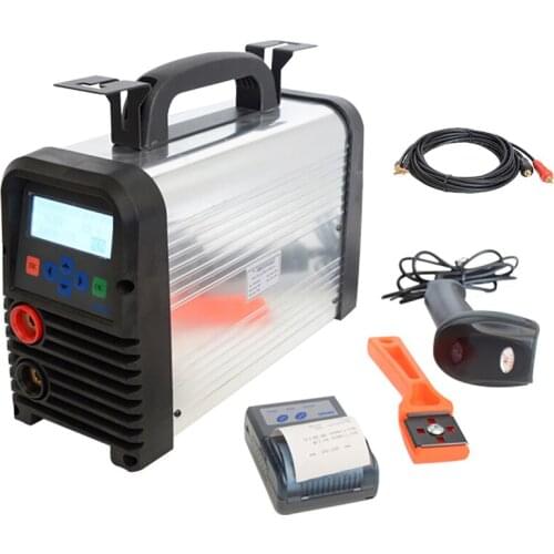 Electrofusion welding machine for connecting PE pipes and fittings with coupling 20 to 315 mm